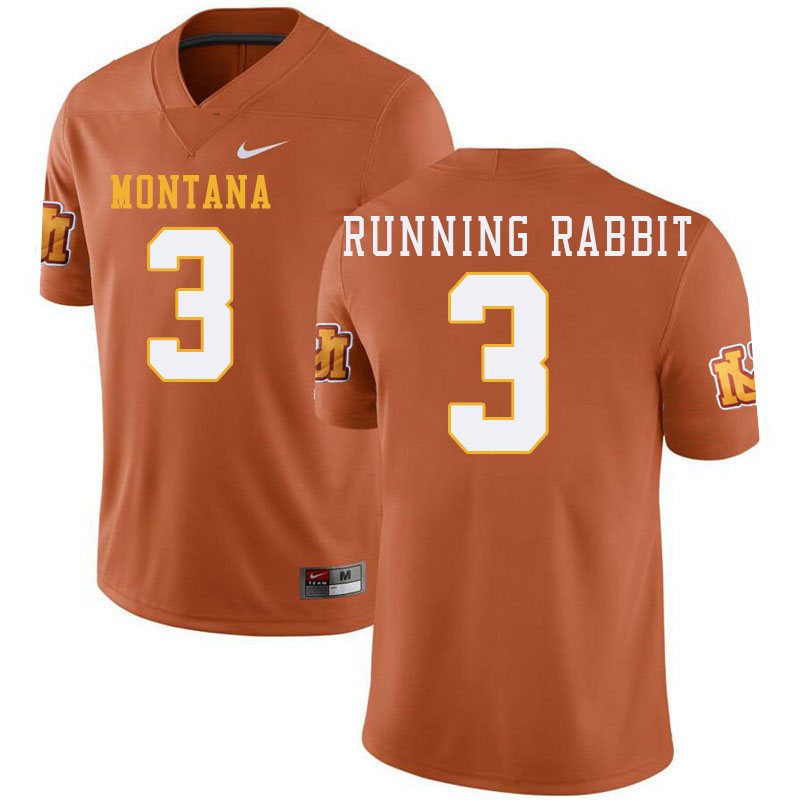 Montana Grizzlies #3 Tommy Running Rabbit College Football Jerseys Stitched Sale-Throwback